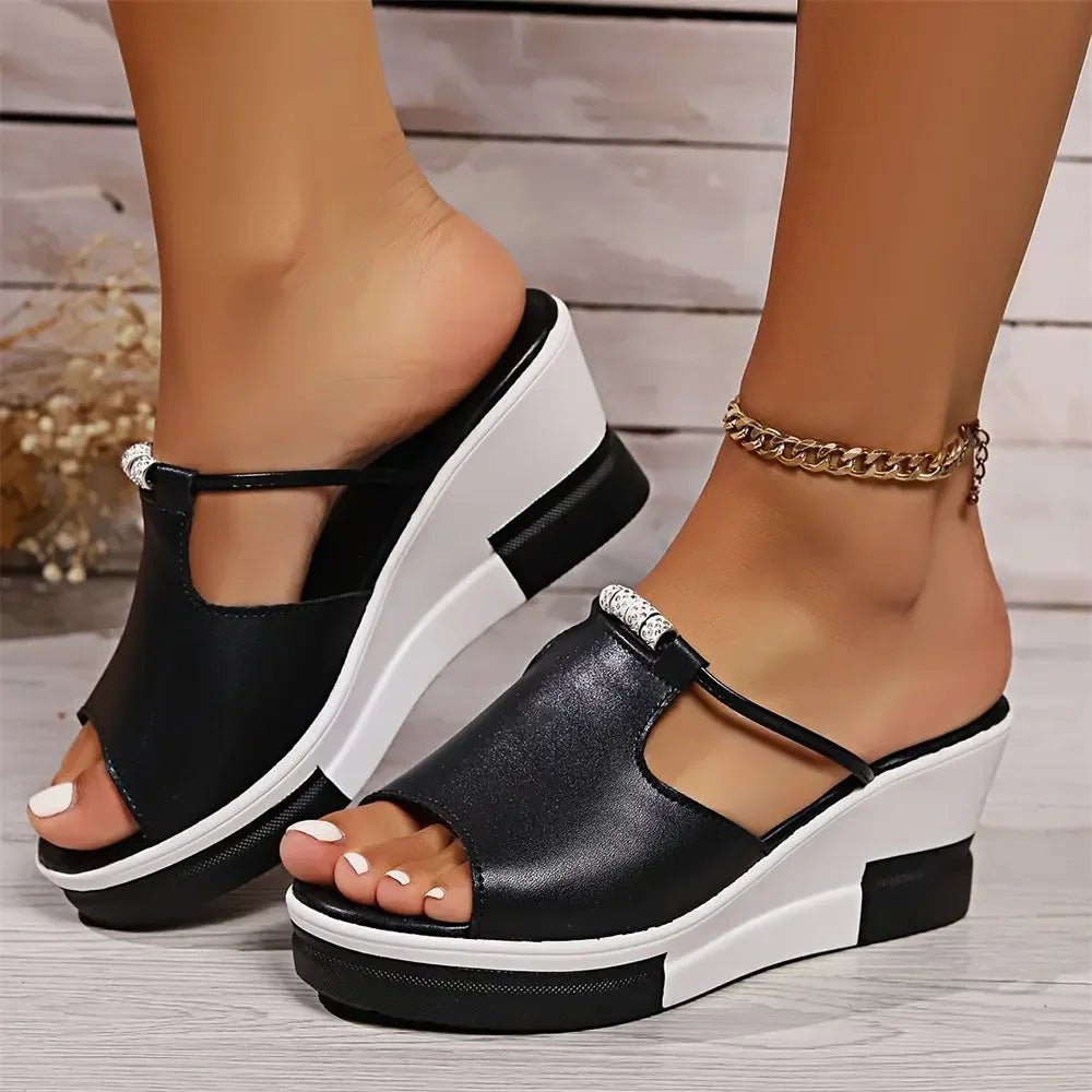 Orthopedic Slip-On Wedge Sandals for Women