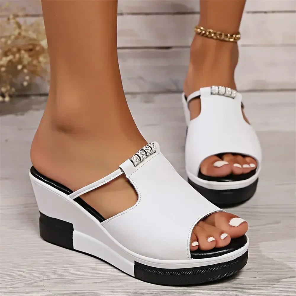 Orthopedic Slip-On Wedge Sandals for Women