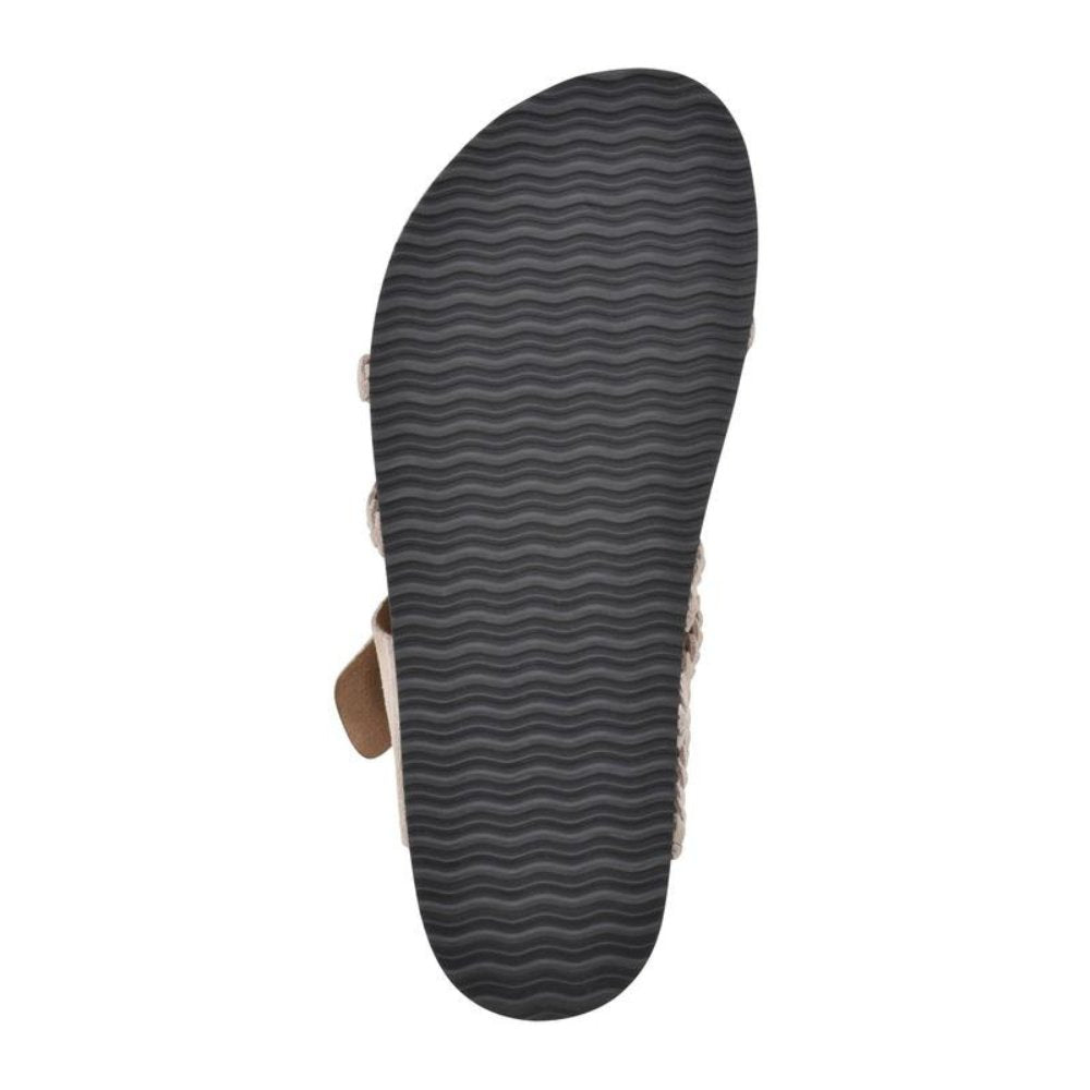 Braided Strap Buckle Toe Loop Sandals for Women