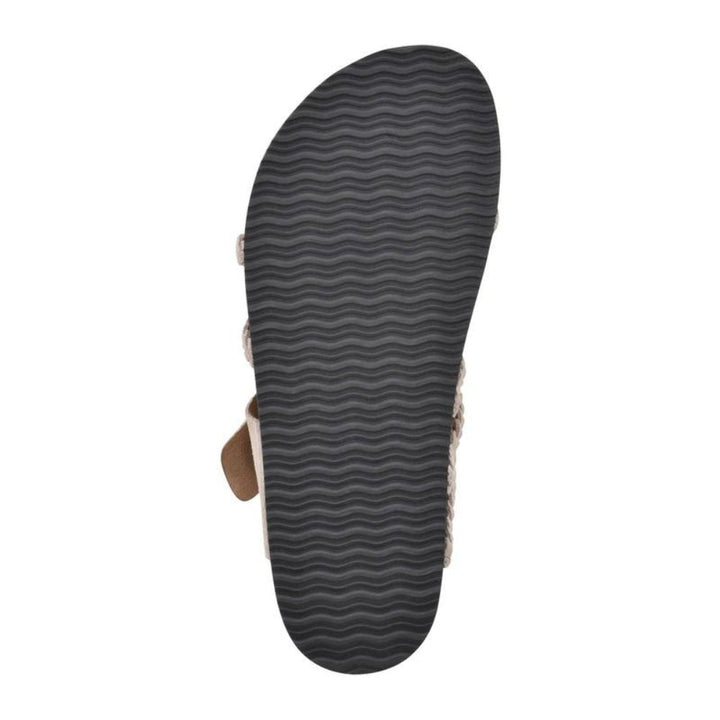 Braided Strap Buckle Toe Loop Sandals for Women