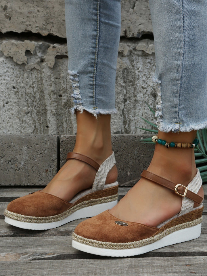Chic Women's Comfortable Orthopedic Woven Sandals - Women's Sandals