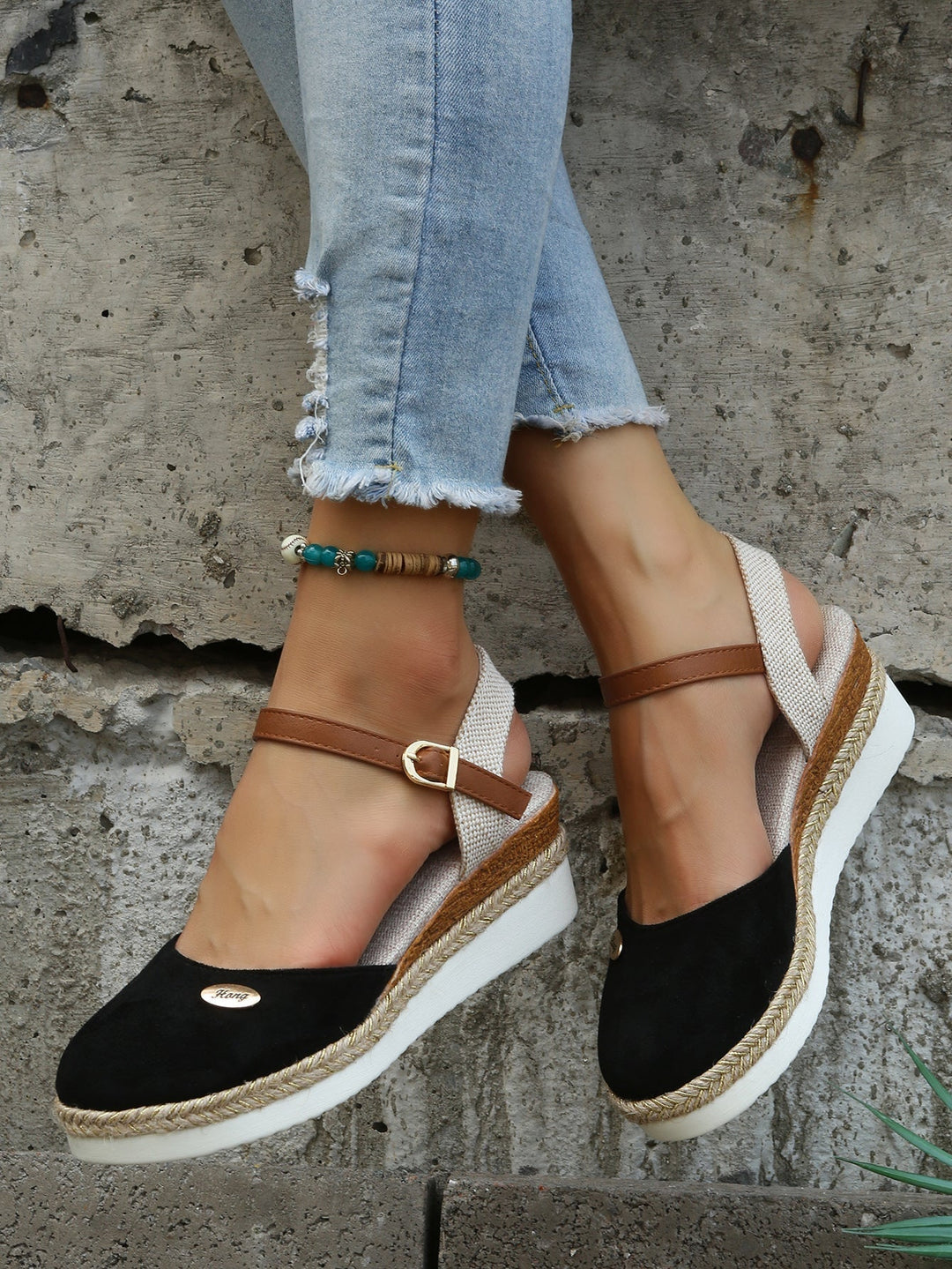Chic Women's Comfortable Orthopedic Woven Sandals - Women's Sandals
