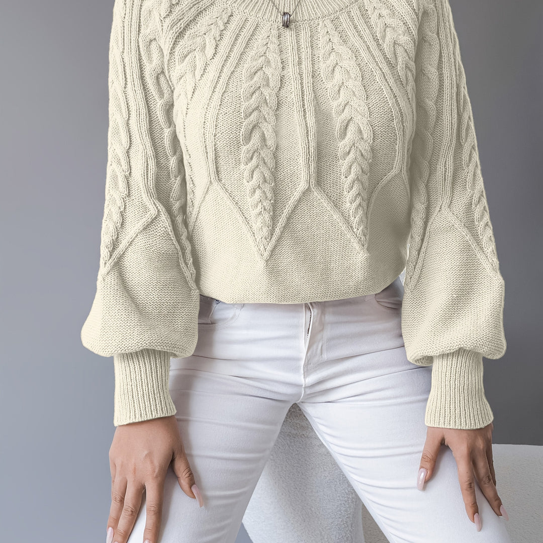 Elsie | Cable-Knit Textured Sweater - image 8